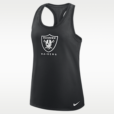 Las Vegas Raiders Hurry Up Women's Nike Dri-FIT NFL Racerback Tank